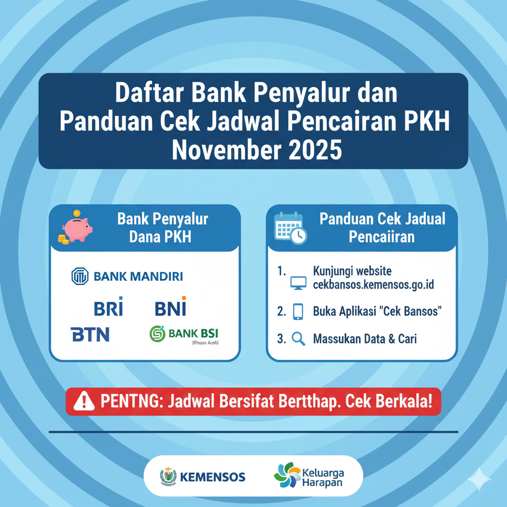 Ilustrasi Daftar Bank Penyalur PKH