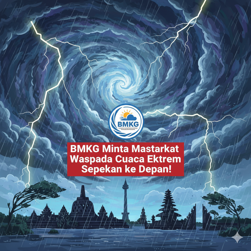 Ilustrasi BMKG Minta Masyarakat Waspada Cuaca Ekstrem Sepekan ke Depan