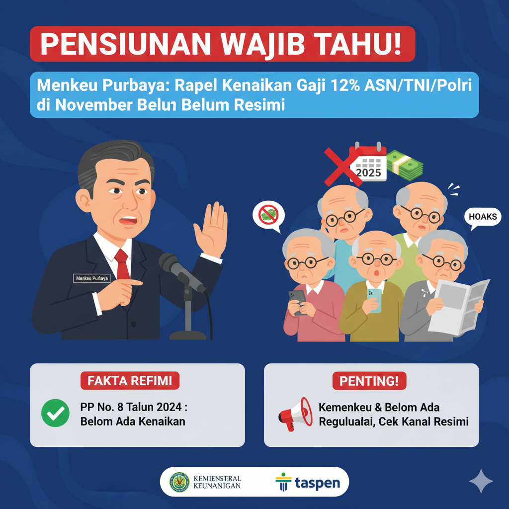 Ilustrasi Kenaikan Gaji Pensiunan PNS