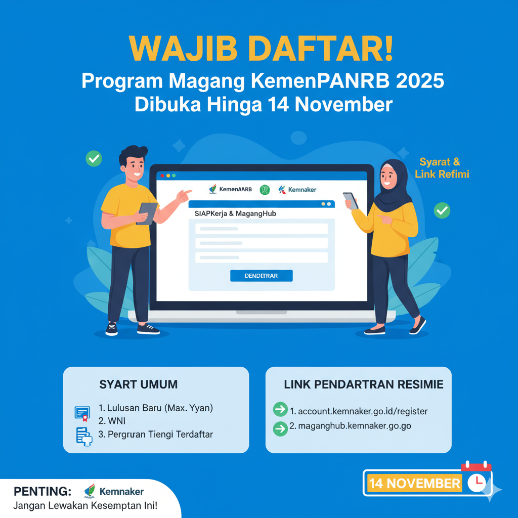Ilustrasi Program Magang KemenPANRB