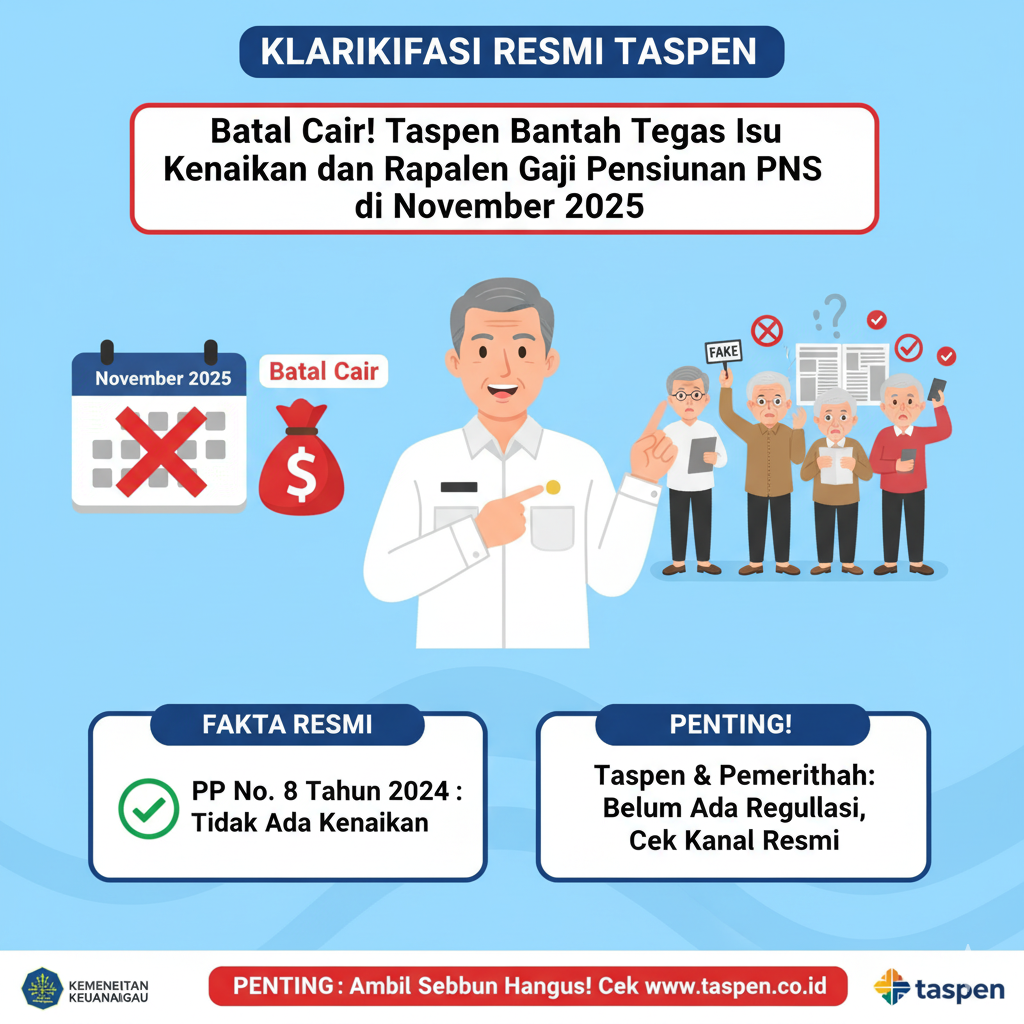 Ilustrasi tanggapan taspen terkait pencairan rapelan gaji pensiunan
