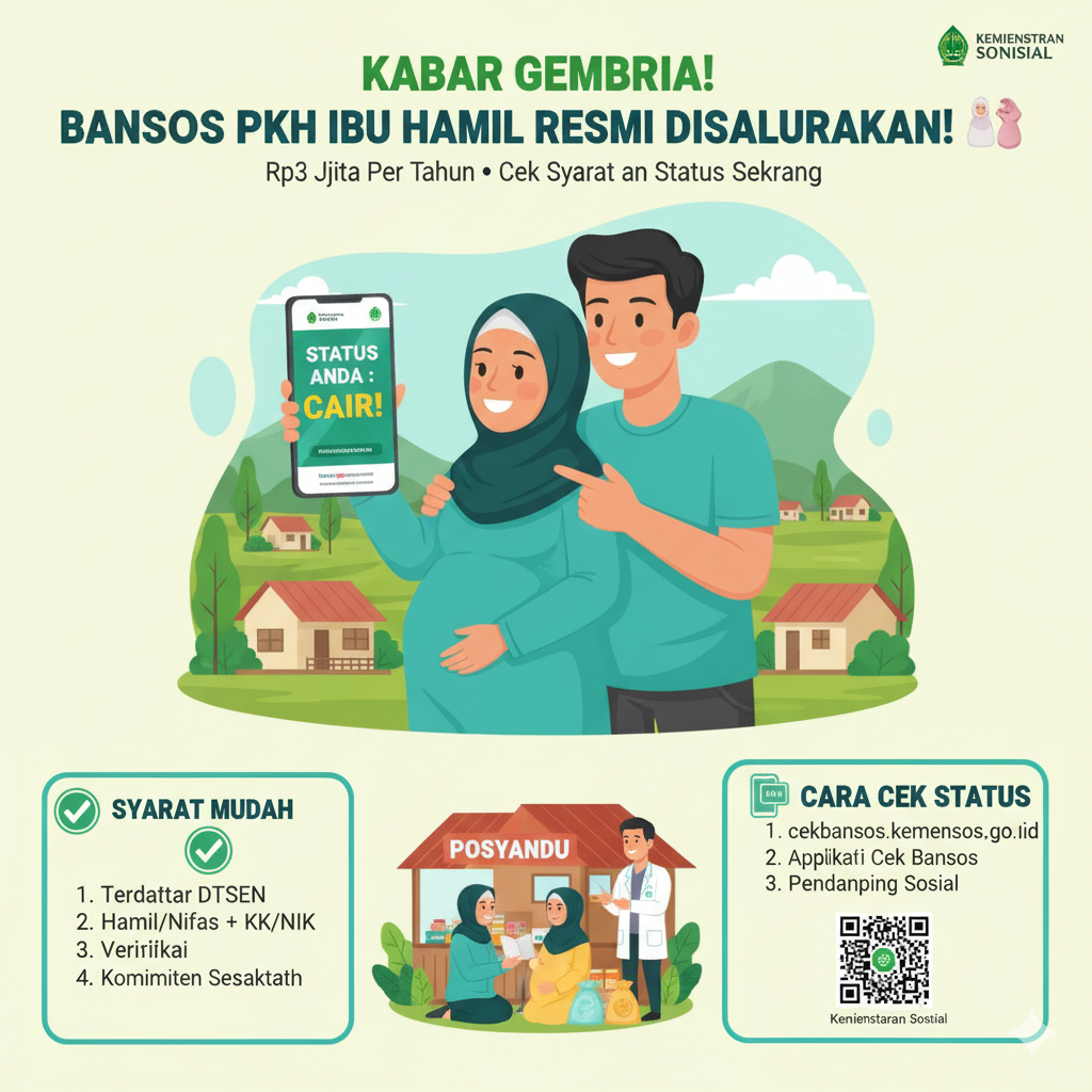 Ilustrasi Bansos PKH Ibu Hamil