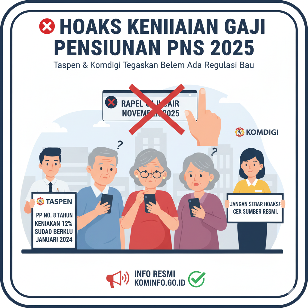 Ilustrasi Berita Kenaikan Pensiunan PNS