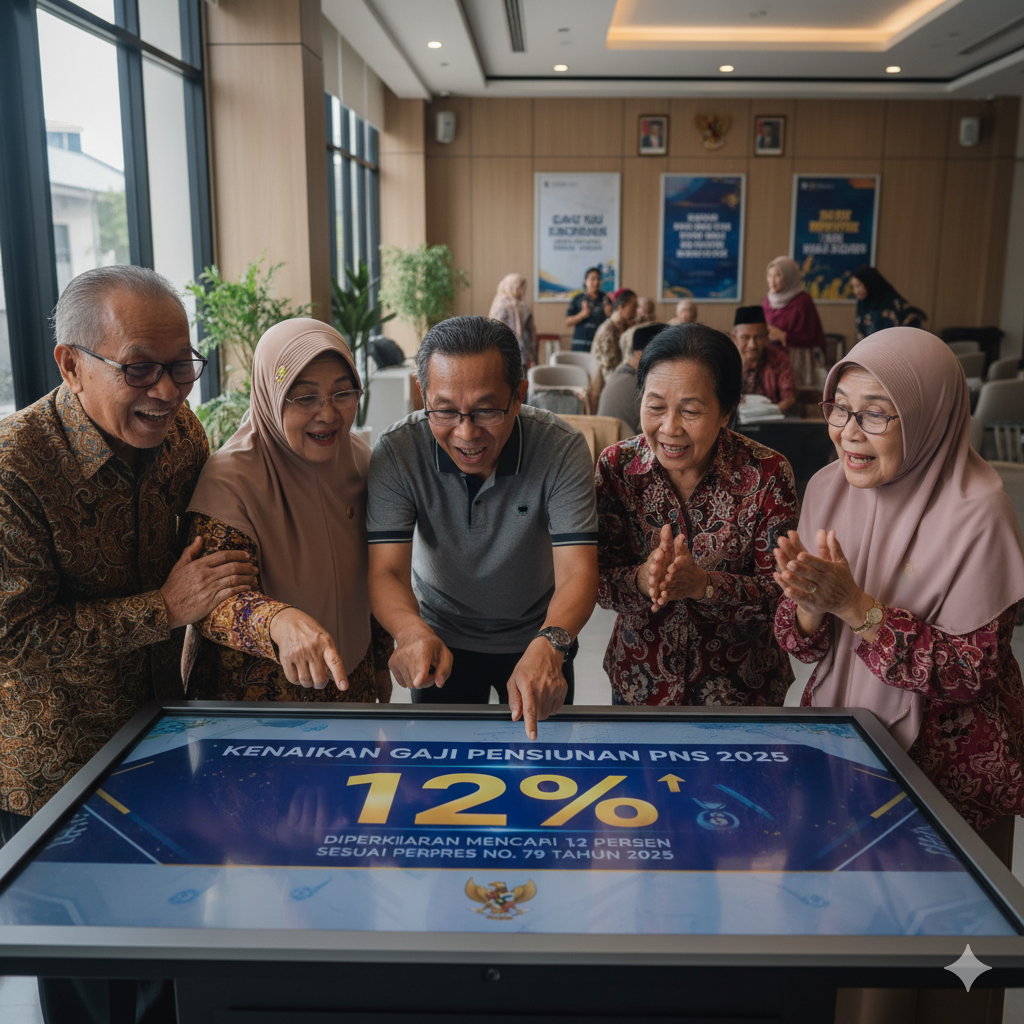 Ilustrasi Kenaikan Gaji Pensiunan PNS 2025 Diperkirakan Mencapai 12 Persen, Sesuai Perpres 79/2025