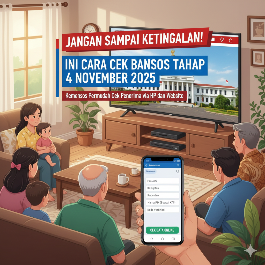 Ilustrasi Informasi Bansos Tahap 4 November 2025