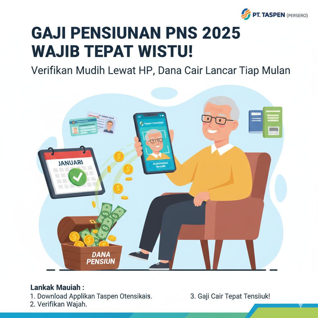 Ilustrasi Gaji Pensiunan PNS 2025
