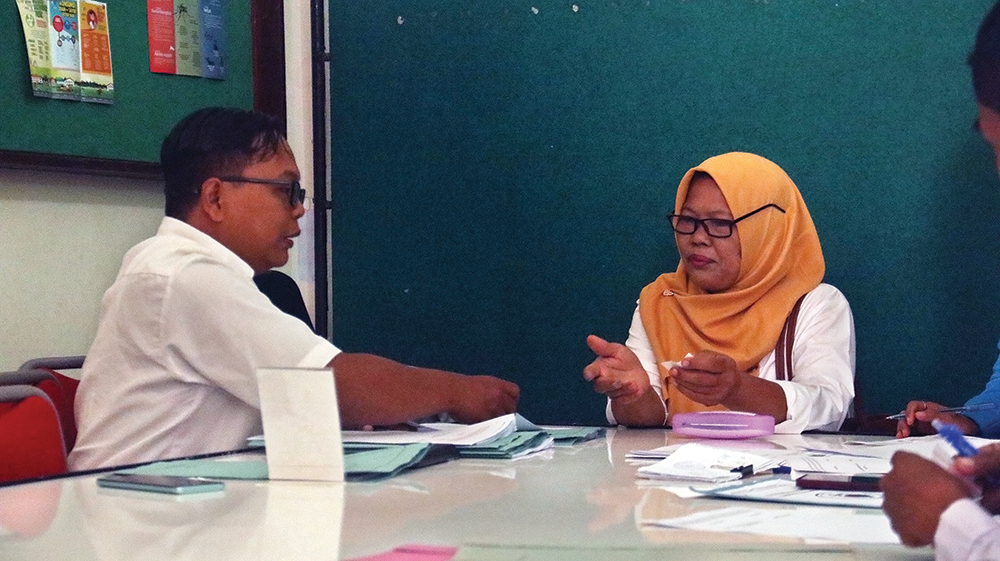 SEGERA JADI ASN: Calon PPPK paruh waktu mendapat penjelasan tentang ASN sebelum tanda tangan MoU kemarin.