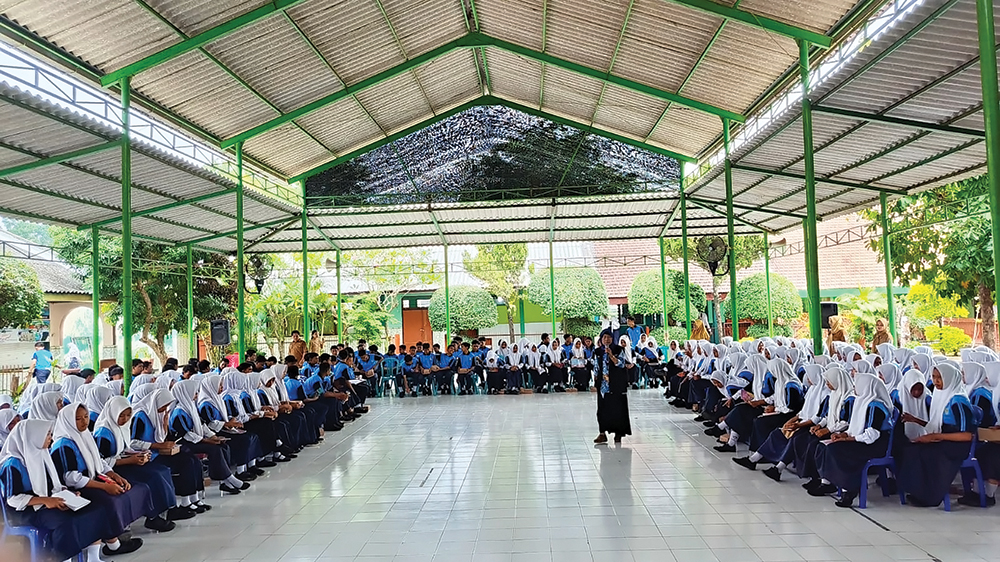 CEGAH BULLYING: Dinas pendidikan wujudkan sekolah ramah anak di Kabupaten Nganjuk.