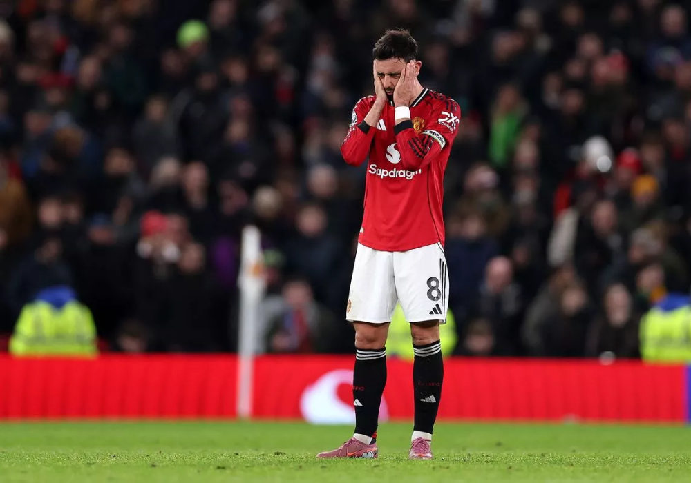 Pemain Manchester United tak bisa menyembunyikan rasa frustrasi mereka setelah gagal mengalahkan West Ham.