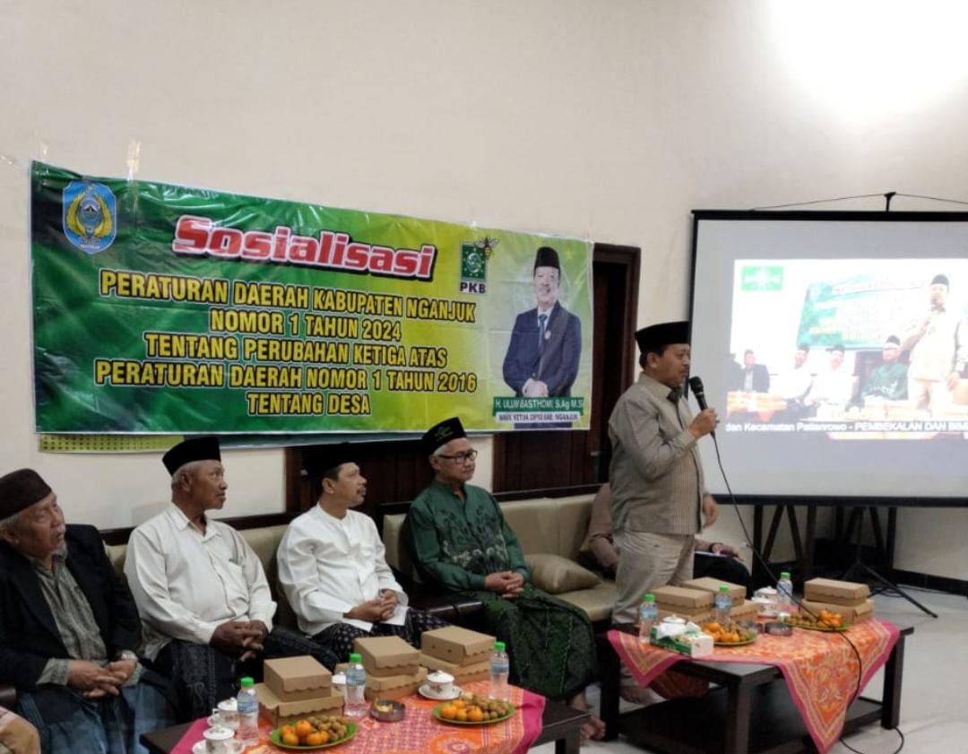 DPRD Kabupaten Nganjuk Sosialisasi Perda No 1/2024 tentang Desa kepada Masyarakat