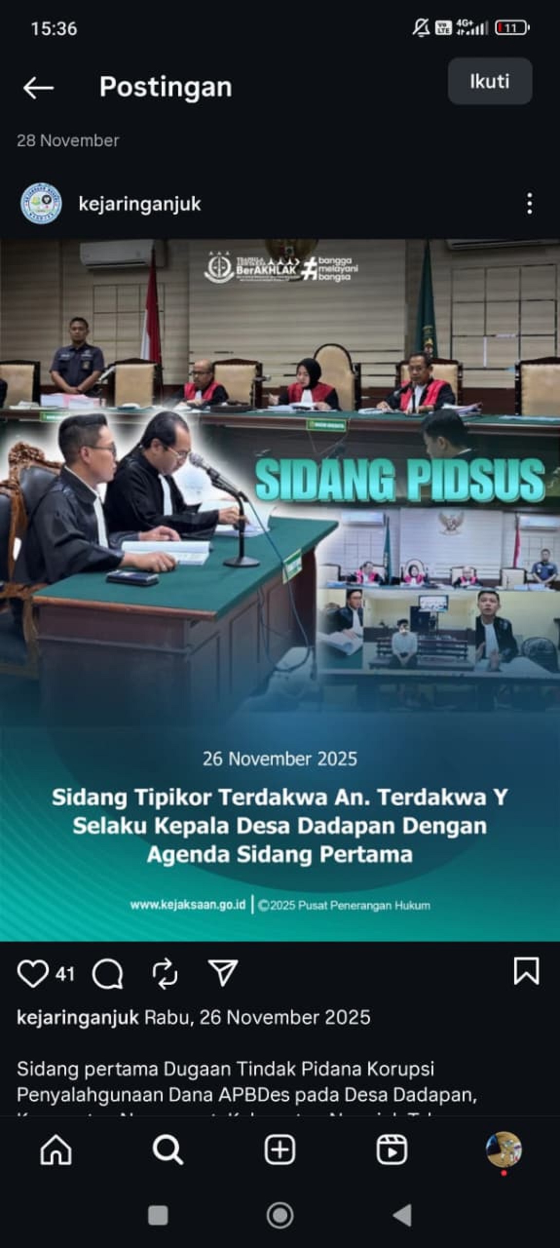 Sidang Kades Dadapan