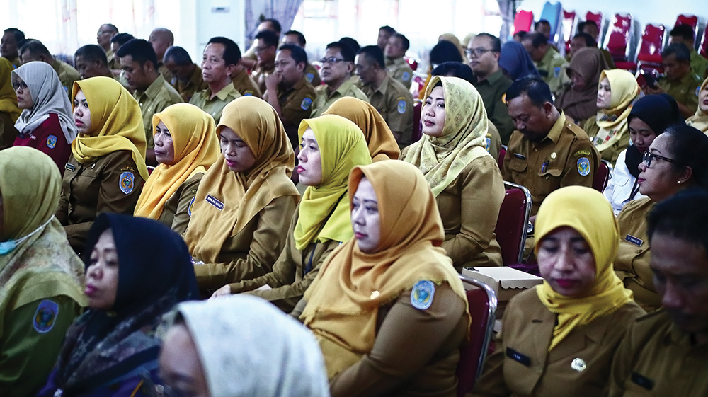 ANTUSIAS: Peserta Rakortek RKPD Kabupaten Nganjuk tahun 2027.