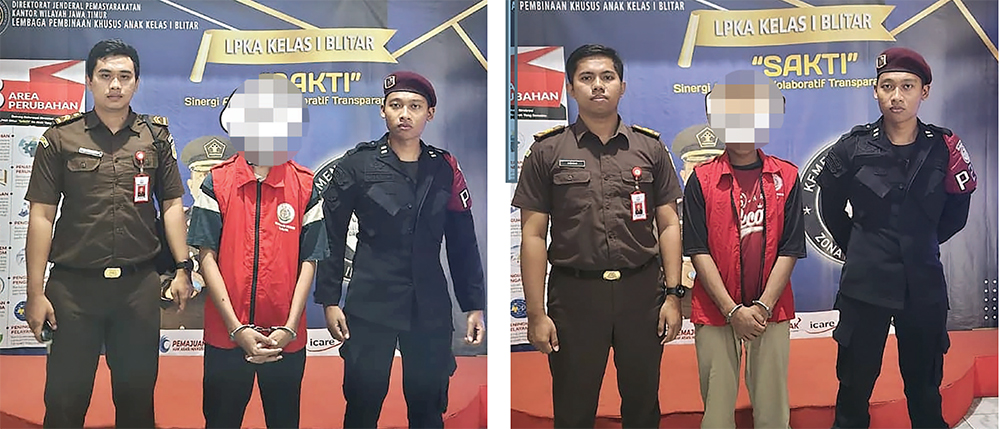 ANAK NAKAL: Dua pelaku pencabulan anak yang masih di bawah umur divonis 2 tahun menjalani pembinaan di Lembaga Pembinaan Khusus Anak (LPKA) di Blitar.