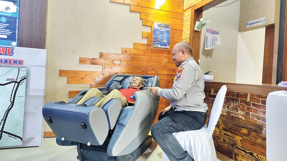 GRATIS: Fasilitas pijat gratis di Pos Pelayanan Pujahito selama libur panjang Natal dan Tahun Baru 2026.