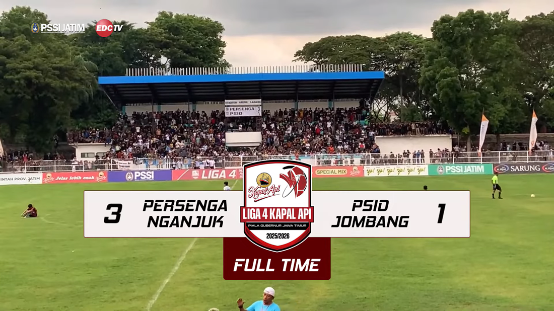 Persenga Nganjuk menang meyakinkan 3-1 atas PSID Jombang