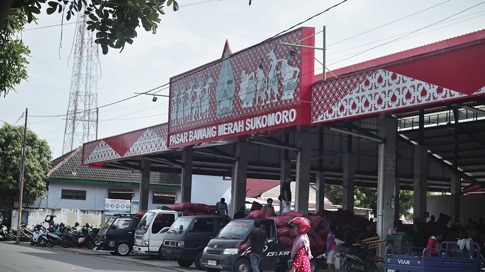 PERBAIKAN KIOS: Pasar Baru Sukomoro mendapat jatah perbaikan di Anggaran Pendapatan Belanja Daerah (APBD) Kabupaten Nganjuk tahun 2026. Kios di luar pasar akan diperbaiki agar transaks