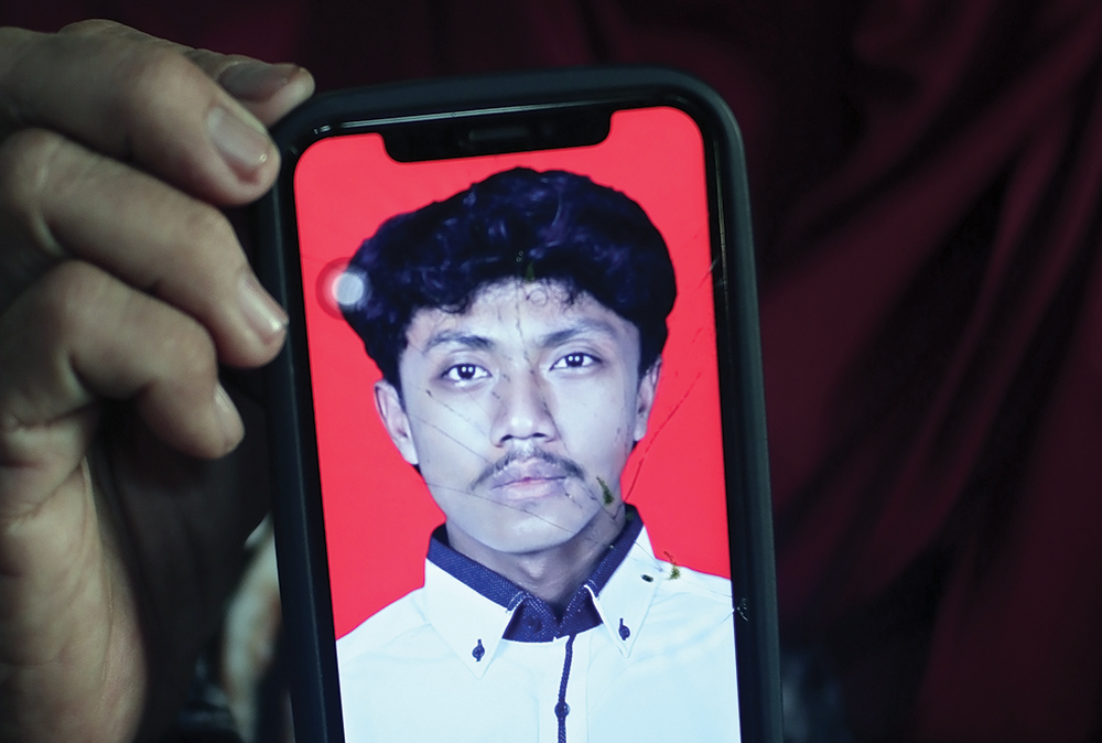 TINGGAL KENANGAN: M. Nabil Kholili semasa hidup. Dia tewas karena dikeroyok di Desa Ngepung, Patianrowo.