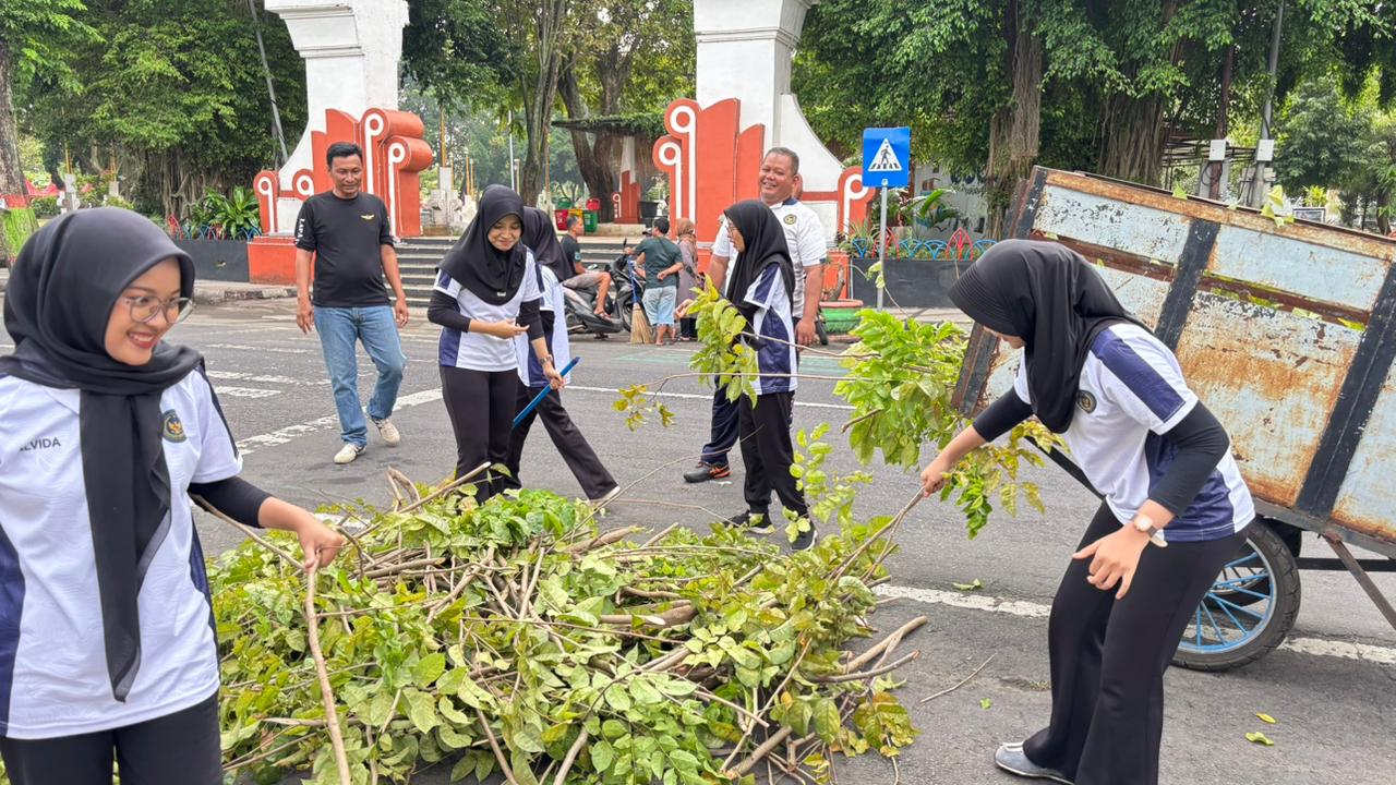 Rutan Nganjuk melakukan kegiatan kerja bakti