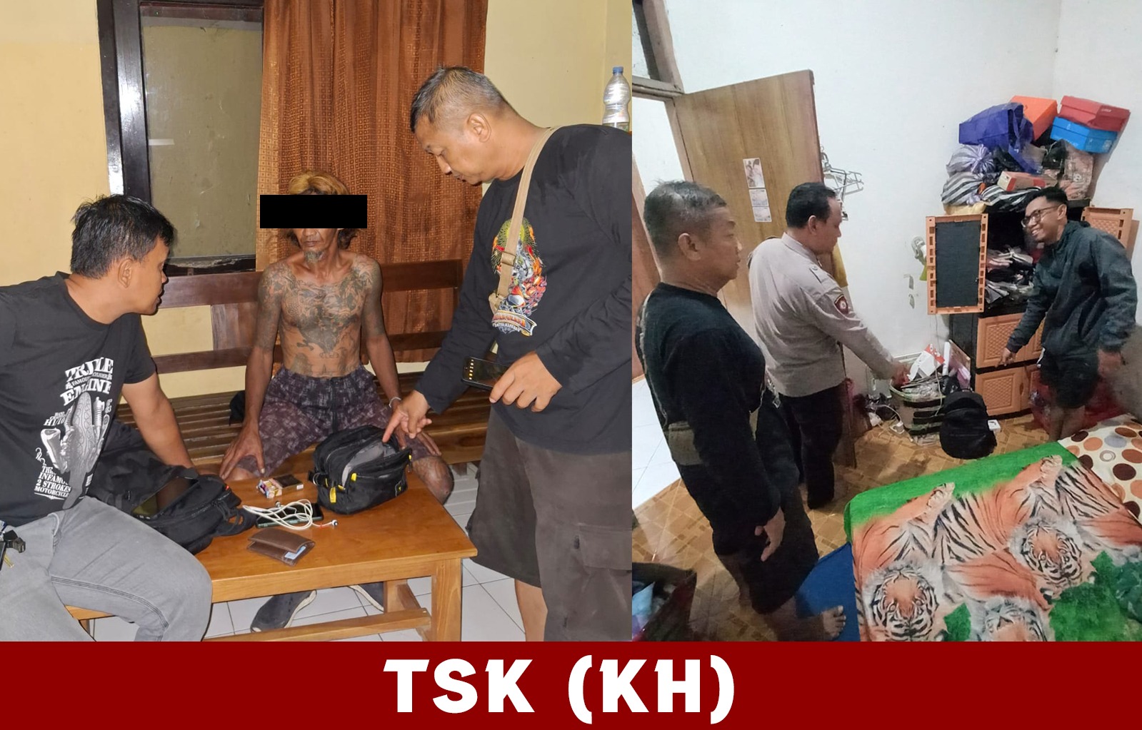 pencurian laptop di Nganjuk
