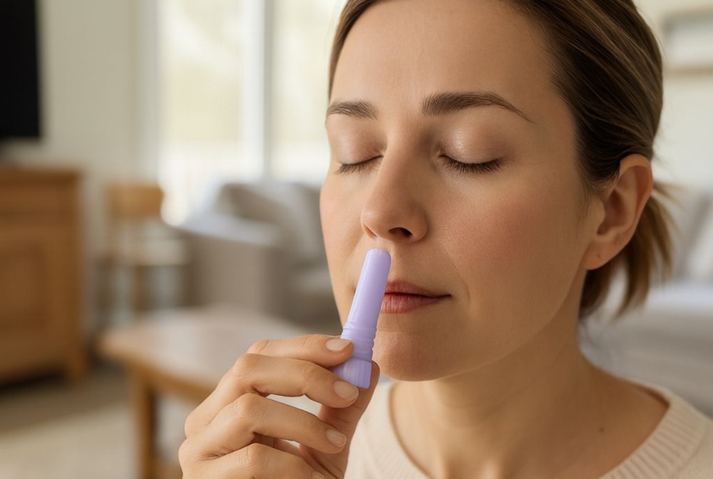Orang Pakai Inhaler 