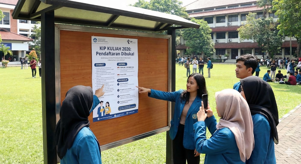 Pendaftaran KIP kuliah Tahun 2026 telah resmi dibuka. 