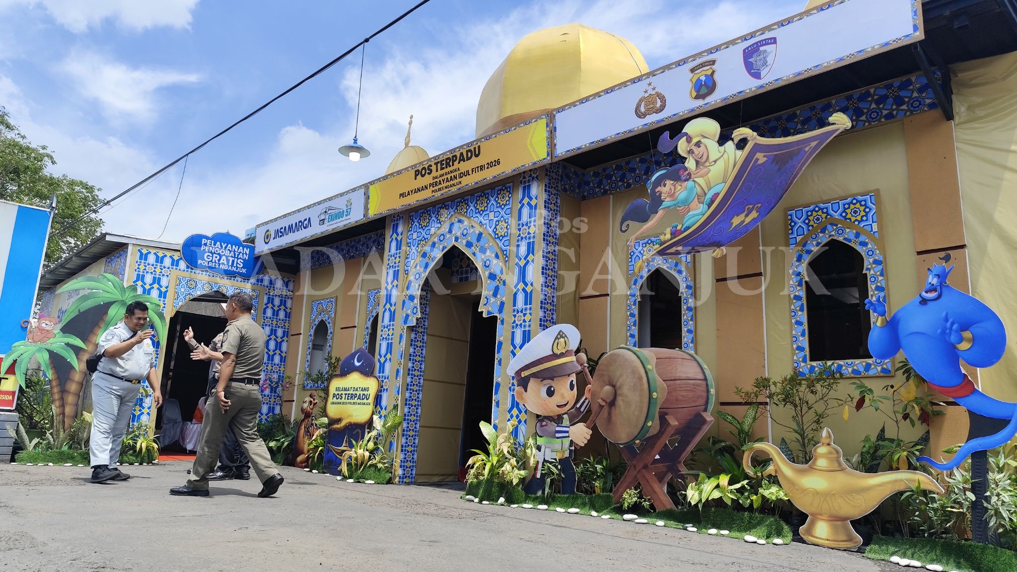 Pos terpadu pujahito dengan tema Aladin