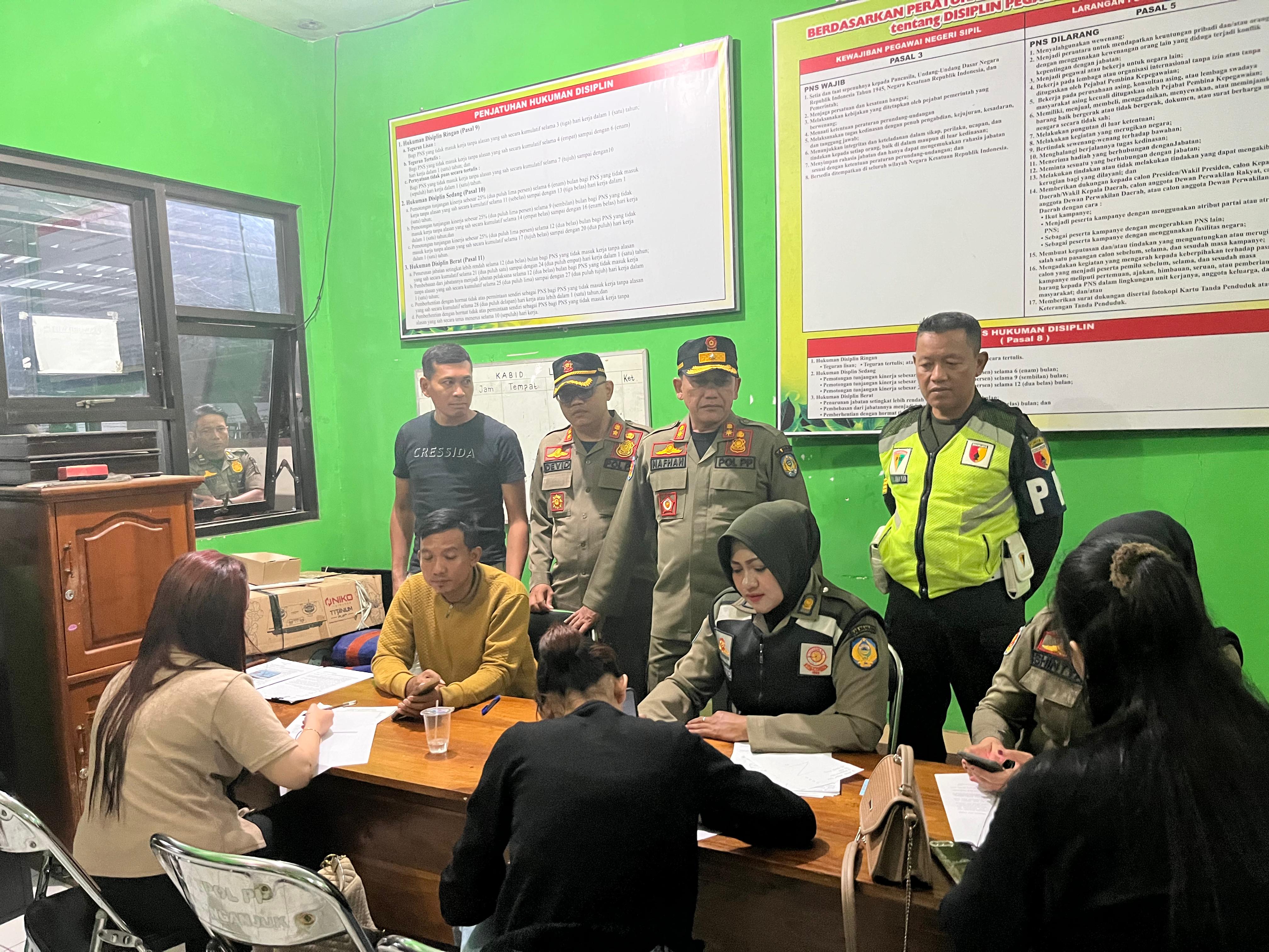 Empat Mbak Pur terjaring Razia di eks-lokalisasi Guyangan