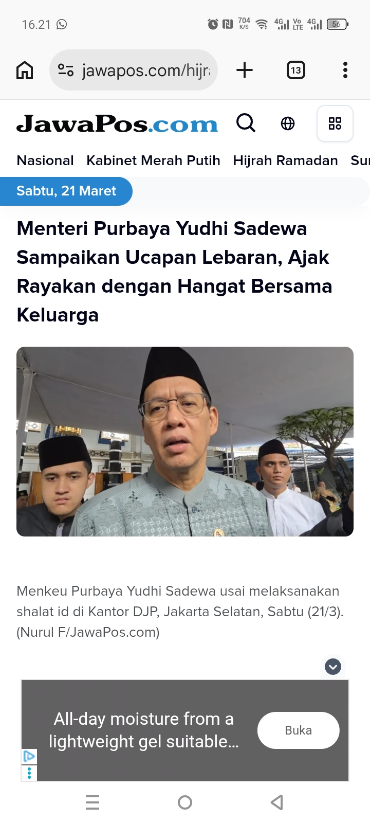 Menkeu Purbaya Yudhi Sadewa