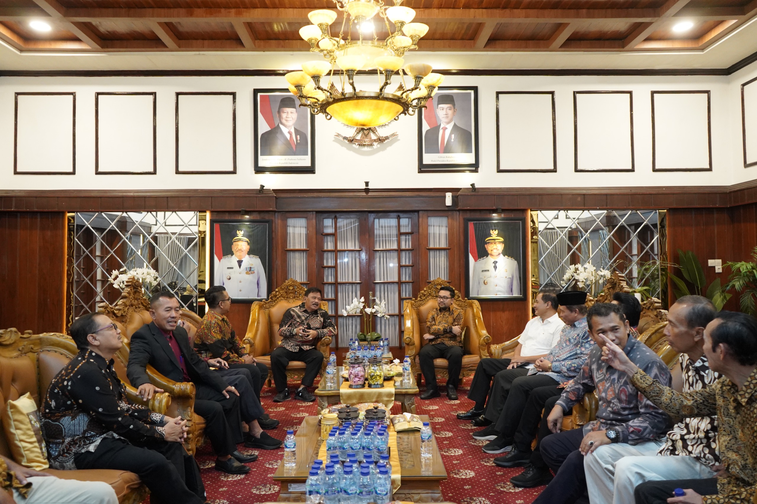 Bupati Nganjuk Marhaen Djumadi saat mengadakan Temu Kangen Diaspora