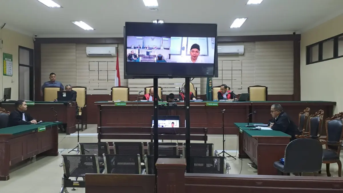 Sidang Kades Dadapan di Pengadilan Tindak Pidana Korupsi Surabaya