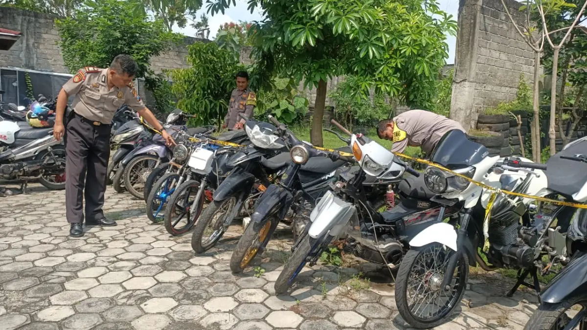 Polisi sita puluhan motor balap liar
