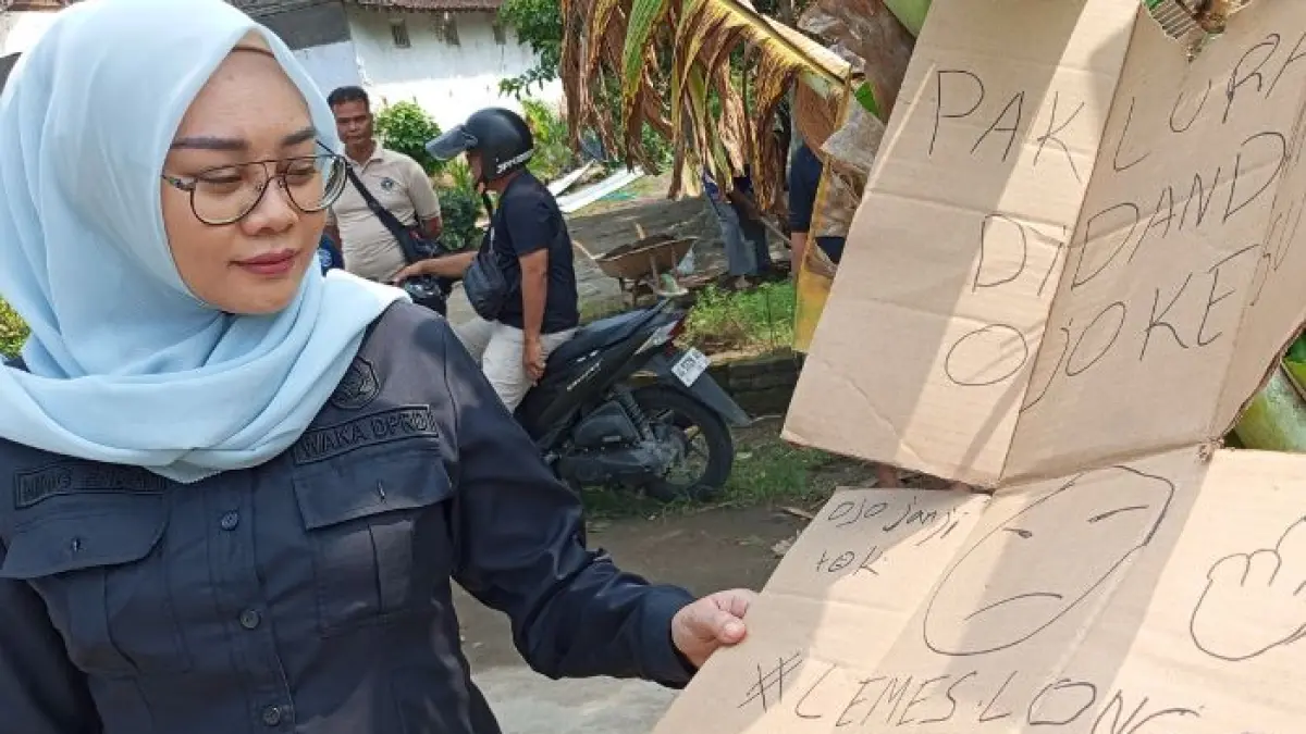 Wakil Ketua DPRD Nganjuk meninjau langsung lokasi 