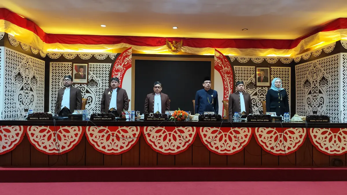 Rapat paripurna dalam rangka Hari Jadi Nganjuk ke 1.089