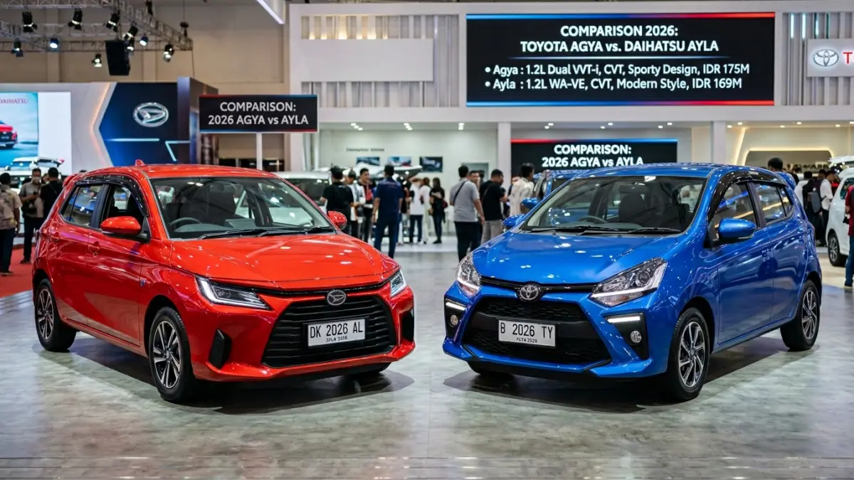 Daihatsu Ayla vs Toyota Agya: 2026 Siapa Juaranya?