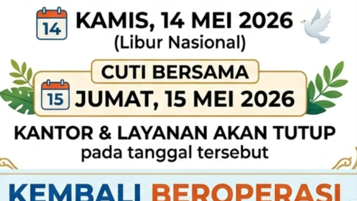 Ilustrasi libur nasional. (Gemini AI)