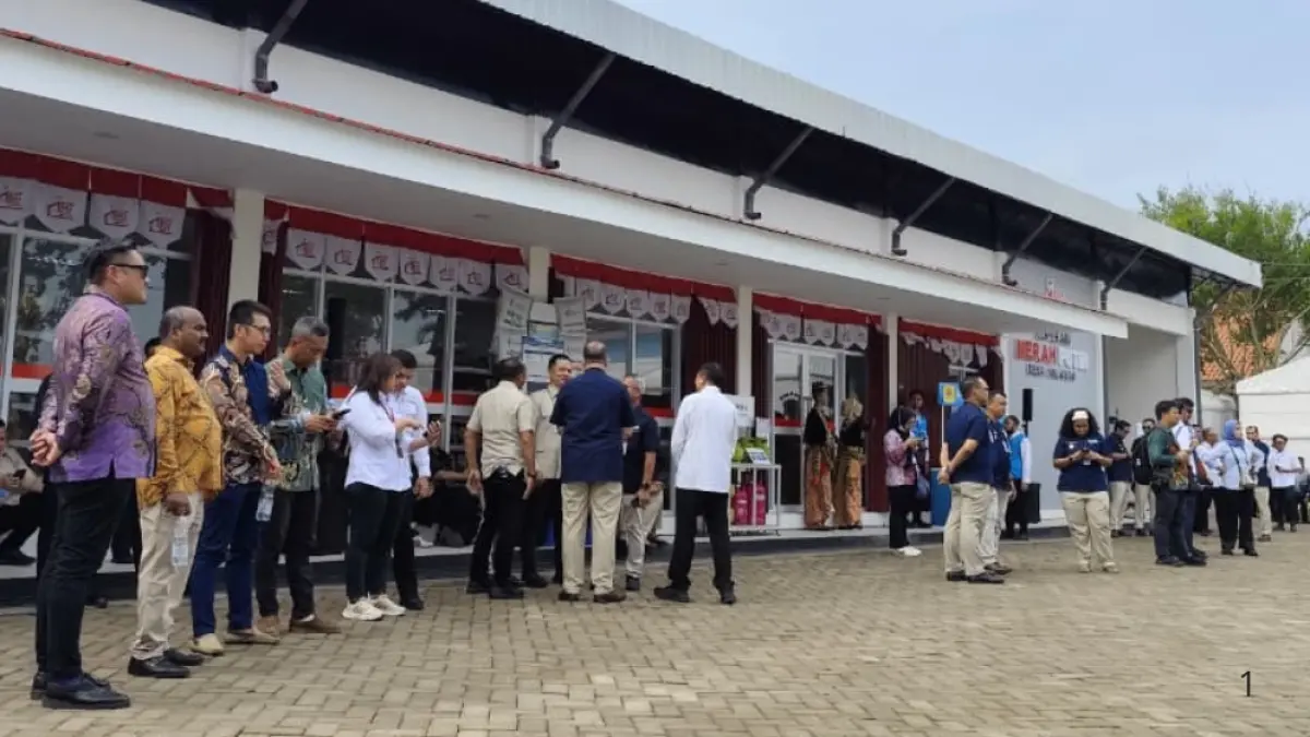 Situasi KDMP sebelum dilaunching Presiden Prabowo di Desa Nglawak, Kecamatan Kertosono, Kabupaten Nganjuk.