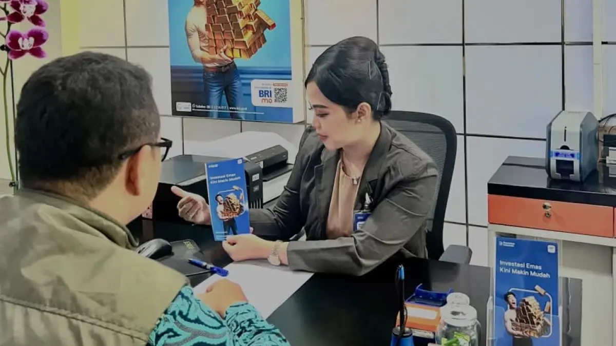 *Rupiah Melemah, Tren Tabungan Emas di BRImo Banjir Peminat