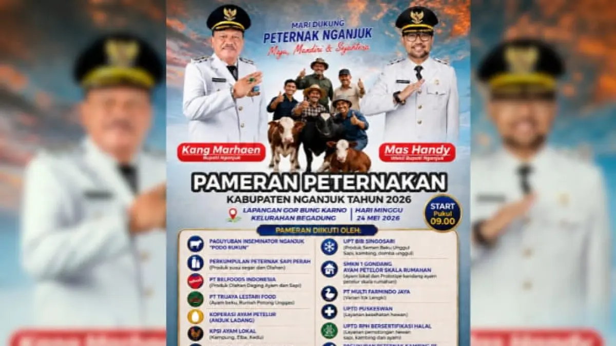 Pameran Peternakan Dinas Petanian Kabupaten Nganjuk.