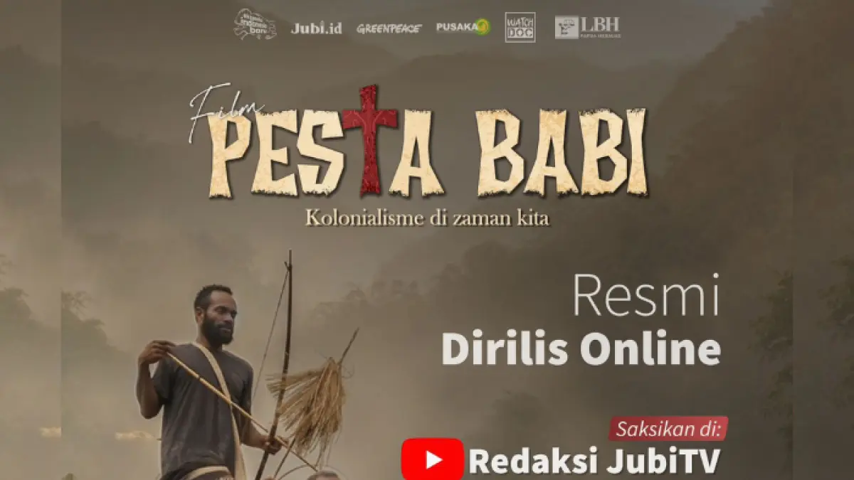 Poster Pesta Babi setelah resmi rilis.
