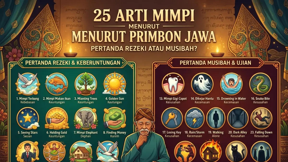 Arti mimpi menurut primbon Jawa