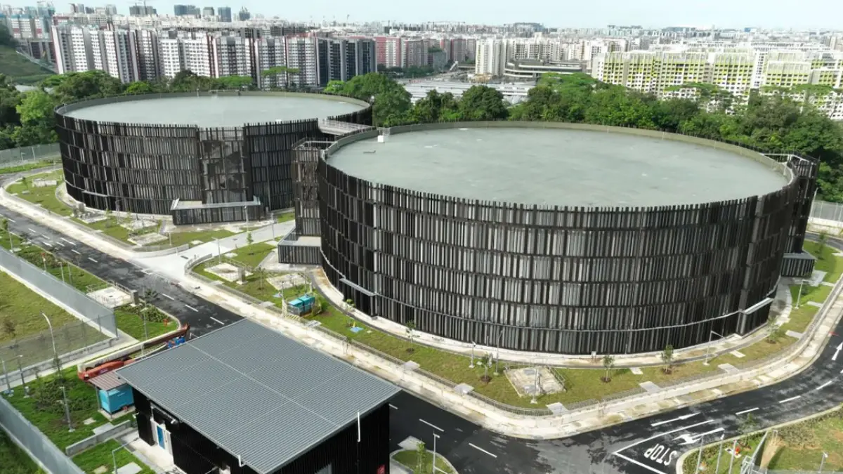 The new Tengah Service Reservoir