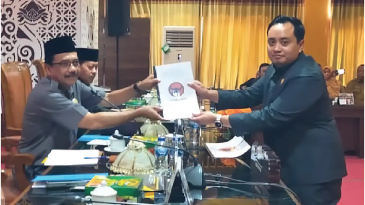 Ketua DPRD Ajak Fraksi Beri Masukan ke Pemkab, Bahas Raperda Pertanggungjawaban APBD 2025