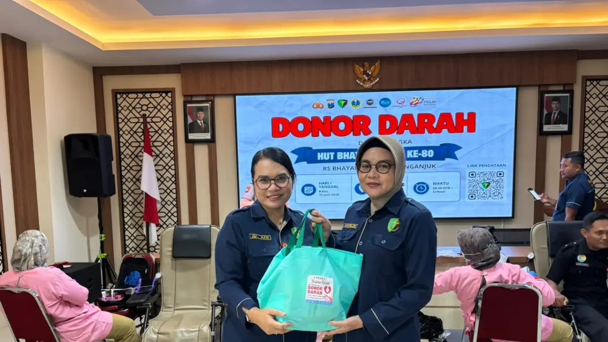 Bakti sosial Rumah Sakit Bhayangkara Nganjuk