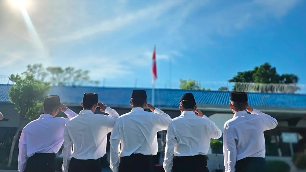 Sebanyak lima anak binaan memperoleh Remisi Anak Nasional (RAN). (novanda nirwana/jprk)
