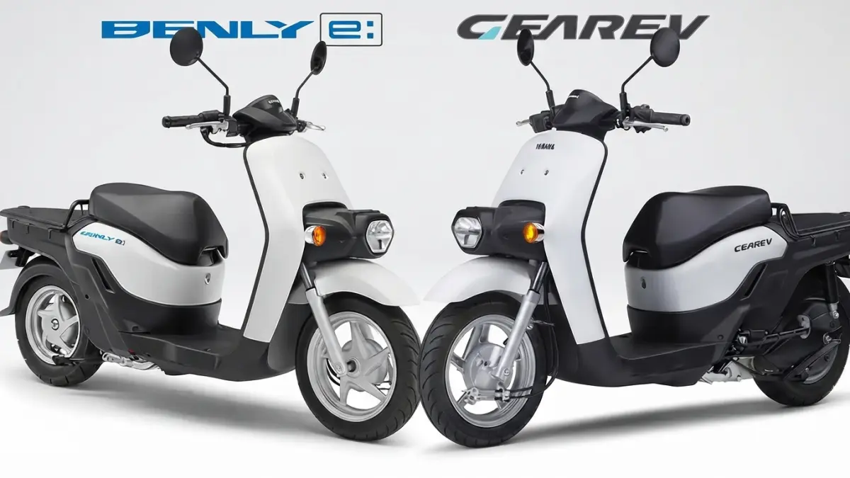 Yamaha resmi meluncurkan Gear EV, skuter listrik komersial yang ternyata memiliki hubungan erat dengan Honda Benly e
