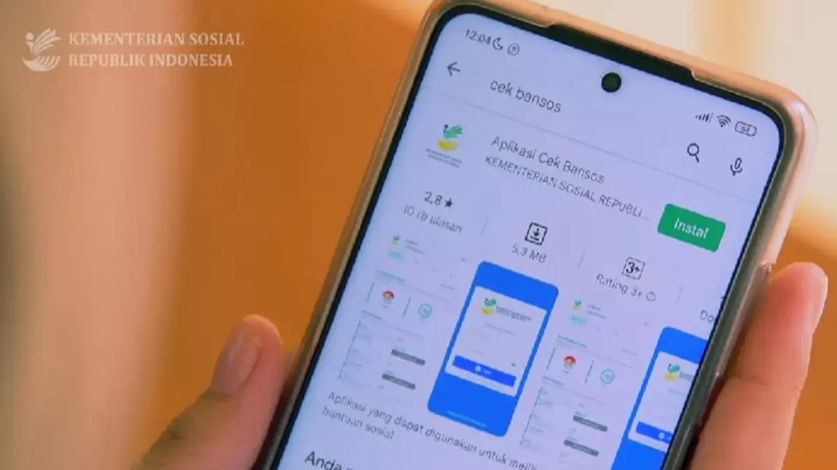 Aplikasi Cek Bansos Kemensos
