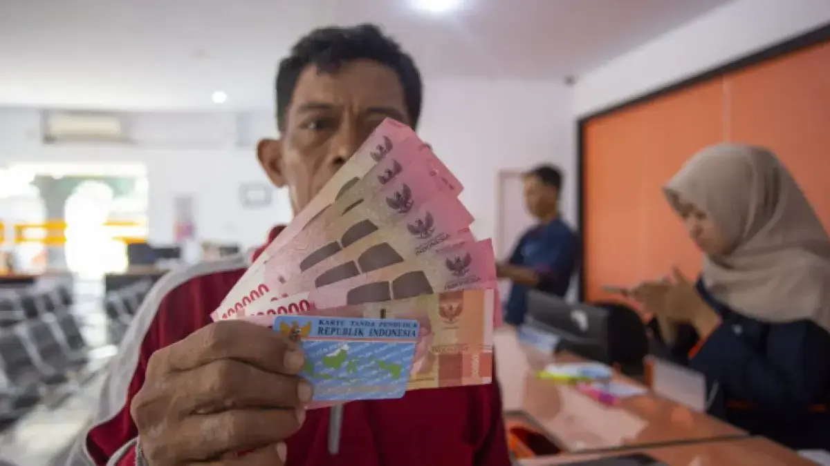 ilustrasi pengambilan bansos tahap III