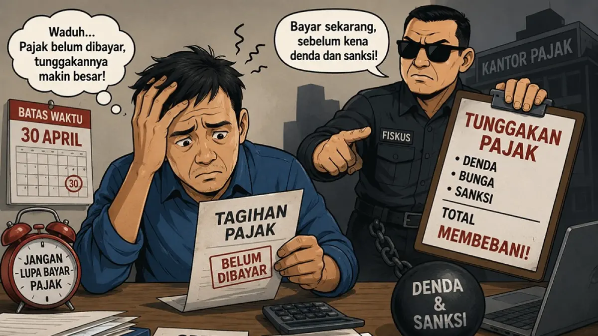 Slamet menjelaskan di tahun ini, jatuh tempo pembayaran PBB-P2 lebih cepat dibanding tahun lalu. (foto ini ilustrasi dari AI/jprk)