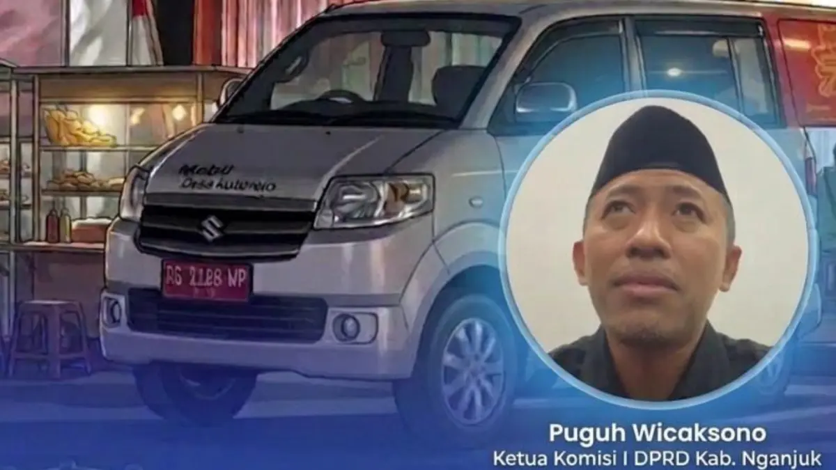 Ketua Komisi I DPRD Nganjuk, Puguh Wicaksono, menanggapi viralnya mobil siaga Desa Kutorejo di Kota Batu.