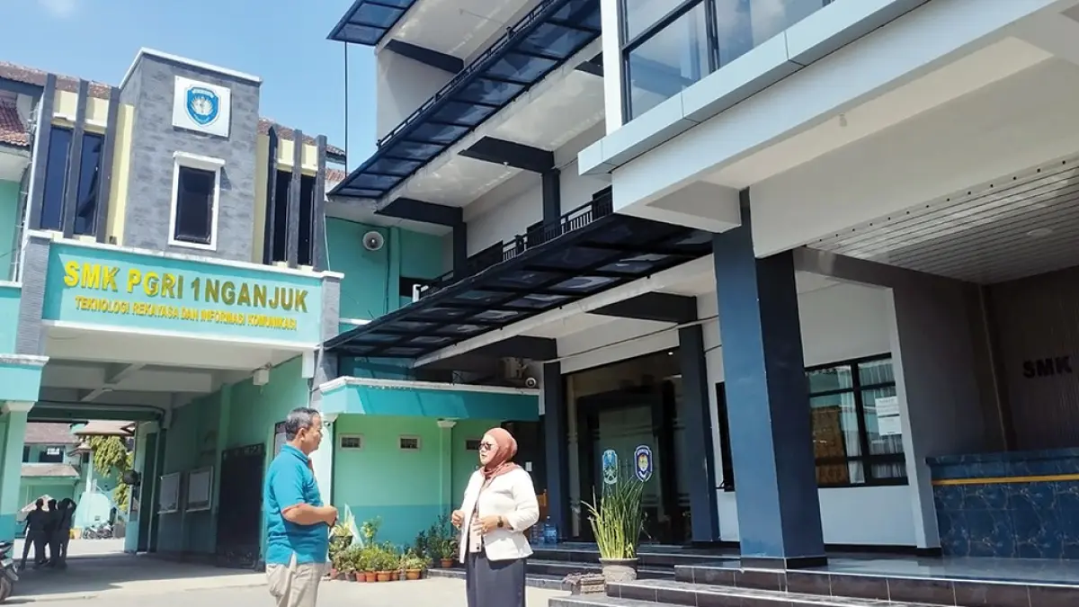 PERSIAPAN: SMK PGRI 1 Nganjuk akan menggelar diklat jurnalistik bareng Jawa Pos Radar Kediri besok. Siswa akan belajar menulis berita. (endro/jprk)